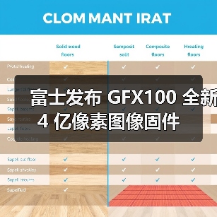 富士发布 GFX100 全新 4 亿像素图像固件(图4) 富士发布 GFX100 全新 4 亿像素图像固件(图4)