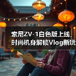 索尼ZV-1白色版上线,时尚机身解锁Vlog新玩法(图4) 索尼ZV-1白色版上线,时尚机身解锁Vlog新玩法(图4)