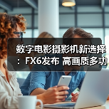 数字电影摄影机新选择:FX6发布 高画质多功能满足创作者需求(图1) 数字电影摄影机新选择:FX6发布 高画质多功能满足创作者需求(图1)