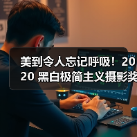 美到令人忘记呼吸！2020 黑白极简主义摄影奖得主揭晓（图1）