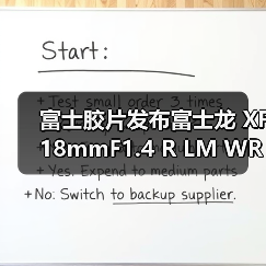富士胶片发布富士龙 XF18mmF1.4 R LM WR 镜头 ——广角焦段新选择(图2) 富士胶片发布富士龙 XF18mmF1.4 R LM WR 镜头 ——广角焦段新选择(图2)