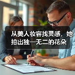 从美人妆容找灵感,她拍出独一无二的花朵(图2) 从美人妆容找灵感,她拍出独一无二的花朵(图2)