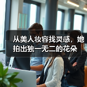 从美人妆容找灵感,她拍出独一无二的花朵(图3) 从美人妆容找灵感,她拍出独一无二的花朵(图3)