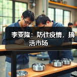 李亚隆:防住疫情,搞活市场(图3) 李亚隆:防住疫情,搞活市场(图3)