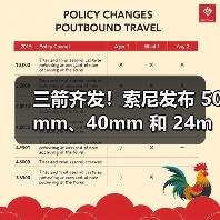 三箭齐发!索尼发布 50mm、40mm 和 24mm 三支全画幅 G 镜头(图1) 三箭齐发!索尼发布 50mm、40mm 和 24mm 三支全画幅 G 镜头(图1)