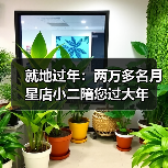 就地过年：两万多名月星店小二陪您过大年（图1）