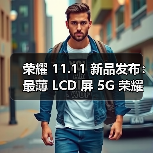 荣耀 11.11 新品发布:最薄 LCD 屏 5G 荣耀 X30i、行业唯一 5G 大屏荣耀 X30 Max 登场(图1) 荣耀 11.11 新品发布:最薄 LCD 屏 5G 荣耀 X30i、行业唯一 5G 大屏荣耀 X30 Max 登场(图1)