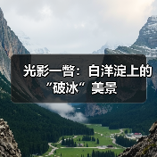 光影一瞥：白洋淀上的“破冰”美景（图1）